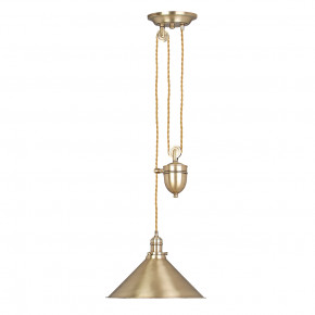 Provence Rise & Fall Pendant Aged Brass