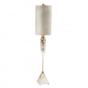 Madison Tall Buffet Table Lamp with Crystal Gold and Silver