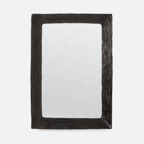 Hetty 26W x 37"H Rustic Bronze Resin Rectangular Mirror