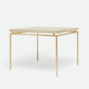 Benjamin Side Table Texturized Gold Steel