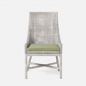 Isla Dining Chair French Gray Peeled Rattan