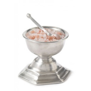 Footed Salt Cellar with Spoon