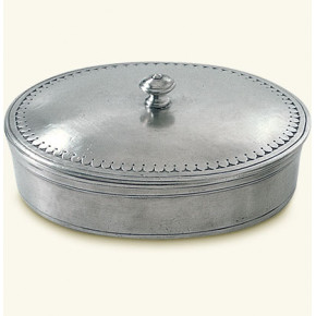 Oval Lidded Box, Large (Special Order)
