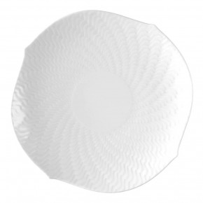Waves Relief White Breakfast Saucer Rd 19 cm