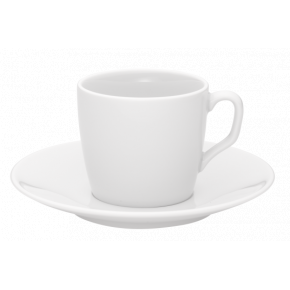 White Espresso Cup & Saucer 05 L