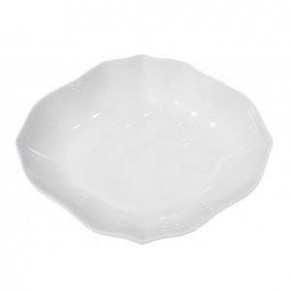 Dressed in White Oval Dish 4.5" 4.5" Rd