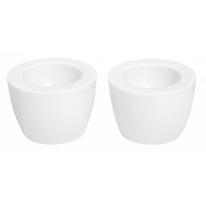 White Egg Cups Set