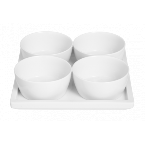 White Dip Dish Set