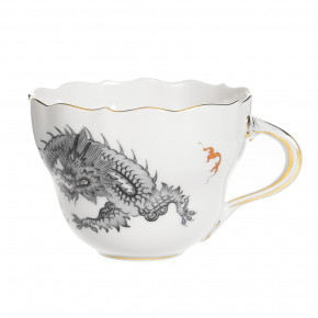 Ming Dragon Black Coffee/Tea Cup Gold Rim
