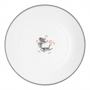 Ming Dragon Black with Platinum Dinner Plate Rd 30 cm