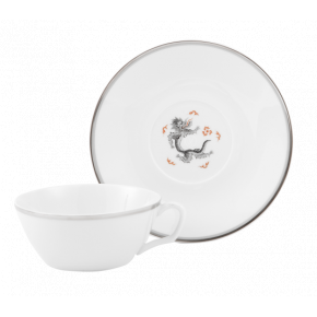 Ming Dragon Light Tea Cup & Saucer V 0