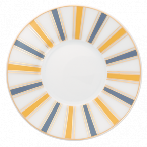 Stripes Espresso Saucer Yellow And Gold
