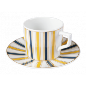 Stripes Espresso Cup & Saucer