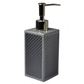 Le Mans Graphite  Lotion/Soap Dispenser (2.75"W x 8.25"H)