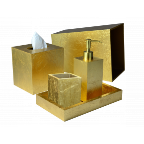 Eos Gold Leaf Bath Accessories