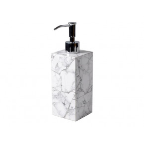 Taj Howlite Lotion/Soap Dispenser (3"L x 3"W x 8.5"H)