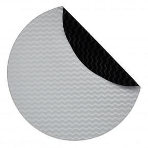 Tilde Black/White Set of 4 Placemats 16 in Round