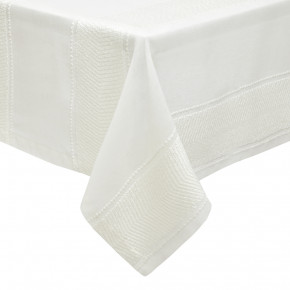 Bianca Fancy white Tablecloth 90 in Round