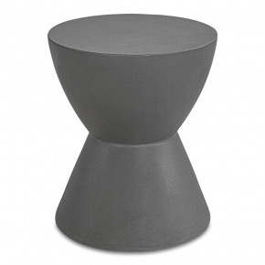 Hourglass Outdoor Stool Dark Grey