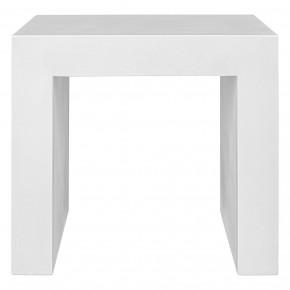 Lazarus Outdoor Stool White