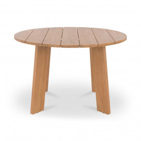 Delta Round Outdoor Dining Table Natural