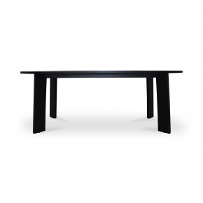 Delta Oval Outdoor Dining Table Black