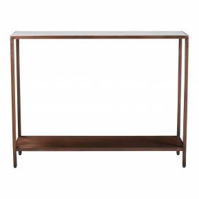 Bottego Console Table Antique Copper