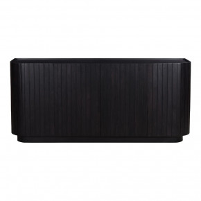 Povera 4 Door Sideboard Black