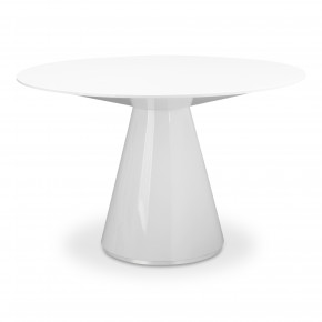 Otago Round Dining Table White