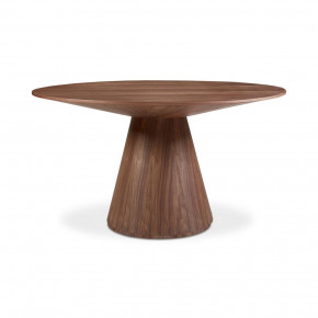 Otago Round 54 in Dining Table Walnut Brown