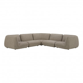 Zeppelin Classic L-Shaped Modular Sectional Speckled Pumice