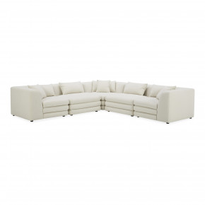 Lowtide Classic L-Shaped Modular Sectional Warm White