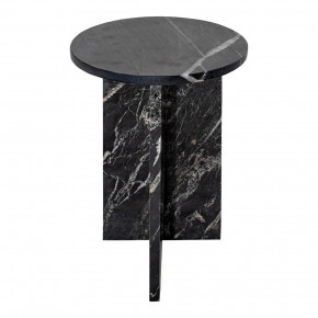 Grace Accent Table Black Marble