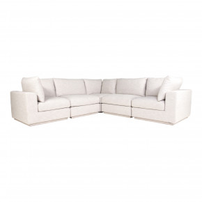 Justin Classic L-Shaped Modular Sectional Taupe