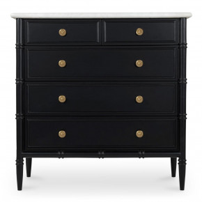 Eleanor 5 Drawer Chest Black