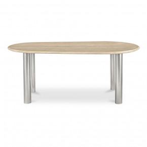 Fia Dining Table Travertine