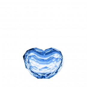 Heart Object Aquamarine Lead-Free Crystal, Cut 10 Cm