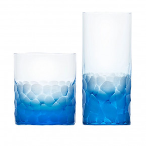 Whisky Set Pebbles Set Of 2 Glasses Aquamarine
