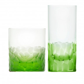 Whisky Set Pebbles Set Of 2 Glasses Ocean Green