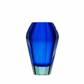 Diva Underlaid Vase Beryl Blue 20 Cm