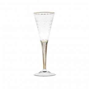 Maharani Goblet Champagne 24 Gold (Thin Line), Engraving Clear 160 Ml