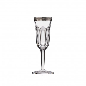 Pope Goblet Champagne Platinum (Relief Decor) Clear 150 Ml