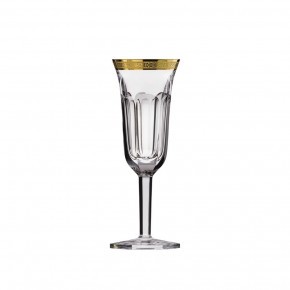 Pope /Xx/F Goblet Champagne Clear Lead-Free Crystal, Cut, 24-Carat Gold (Relief Decor) 150 ml