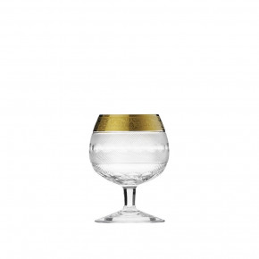 Splendid /Ii/10160 Brandy & Cognac Clear Lead-Free Crystal, Cut, 24-Carat Gold (Relief Decor) 320 ml