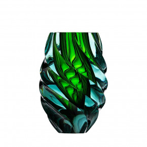 Twist Underlaid Vase Beryl Reseda 21 Cm