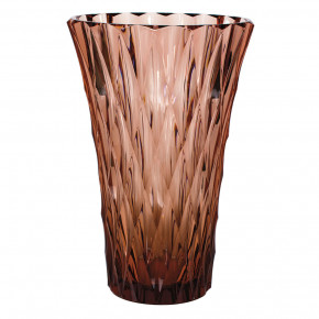 Wersin Vase Rosalin Lead-Free Crystal, Wedge-Shaped Cuts 34 Cm