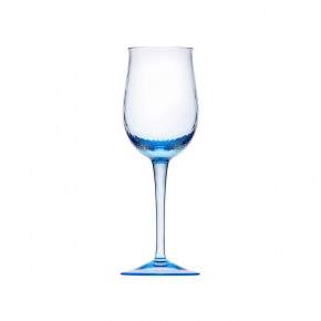 Wellenspiel Water Or Wine Goblet Aquamarine Lead-Free Crystal, Optic Texture 290 Ml