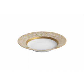 Farahnaz White Rim Soup Plate 9" (Special Order)