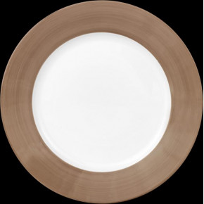 Coco Taupe Rim Soup Plate 9 in (Special Order)