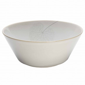 Leaf White Silk Med Serving Bowl 3Qt. 10.5"